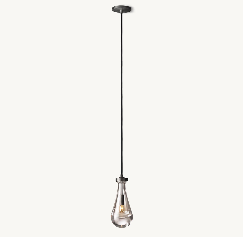 Raindrop Glass Pendant Light – Ava