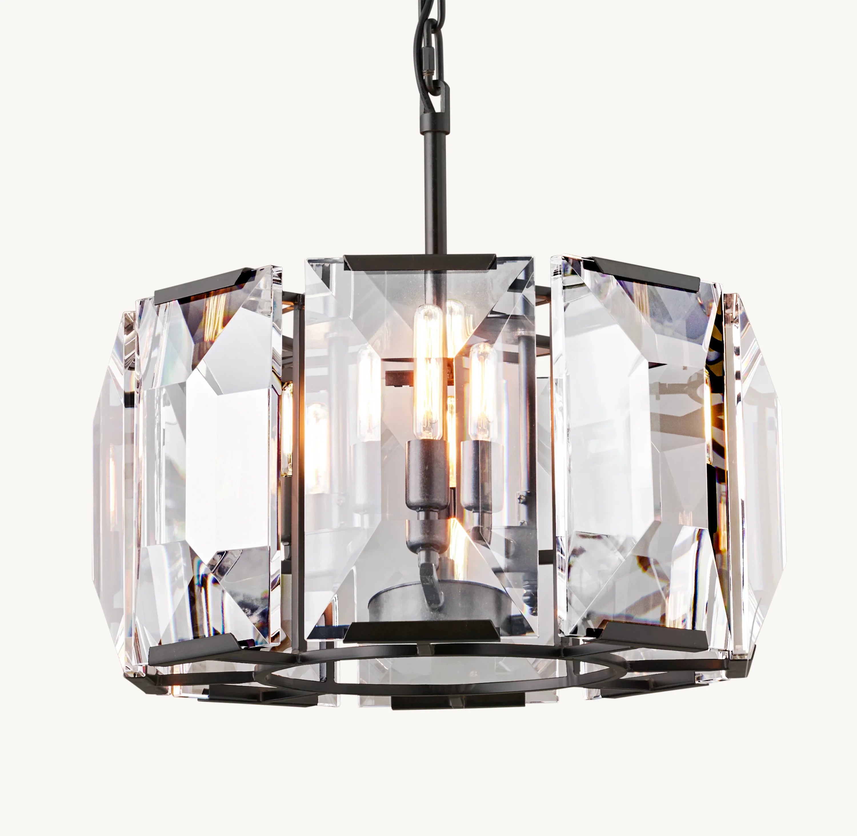 19 Inch Crystal Round Chandelier  – Harlow