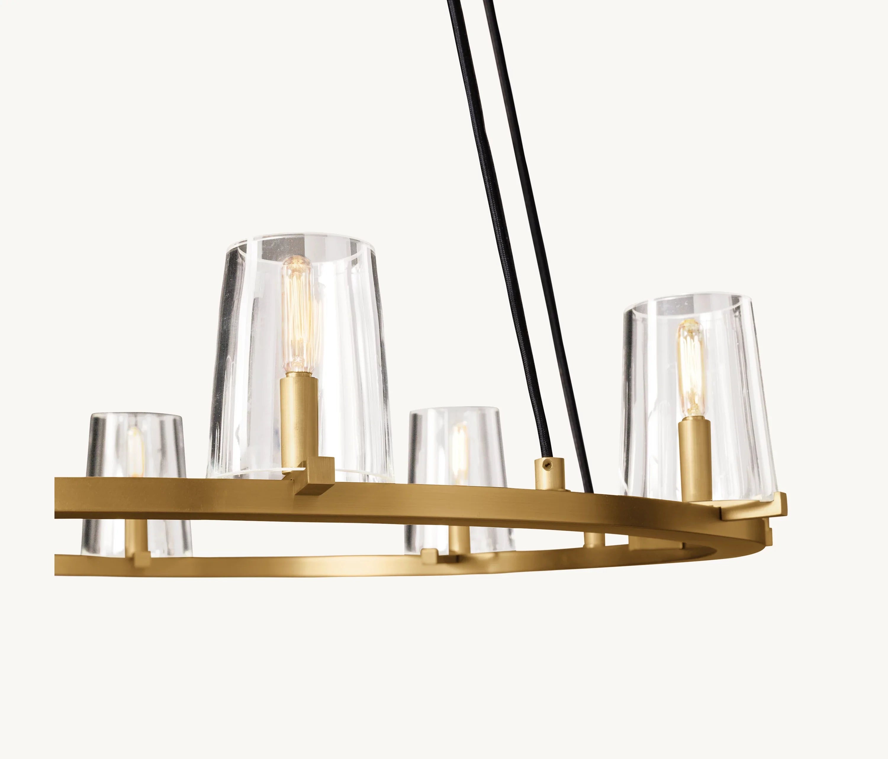 36 Inch Hurricane Candle Ring Chandelier - Pauillac