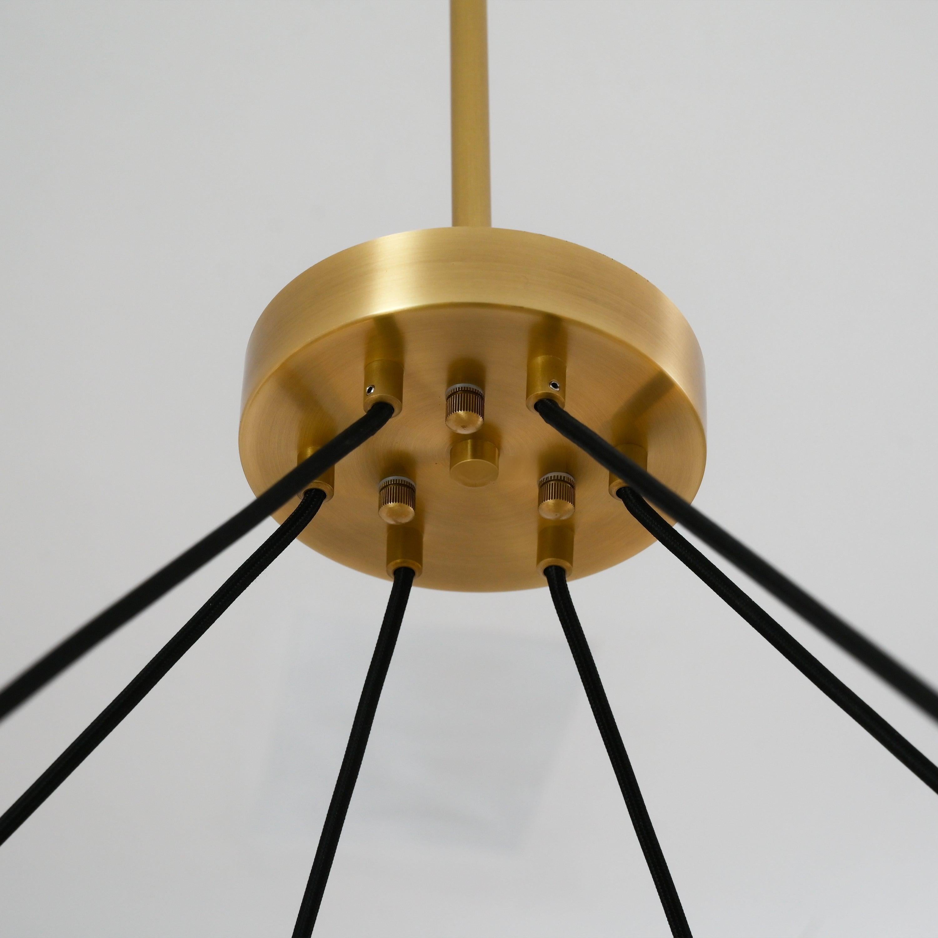 36 Inch Hurricane Candle Ring Chandelier - Pauillac