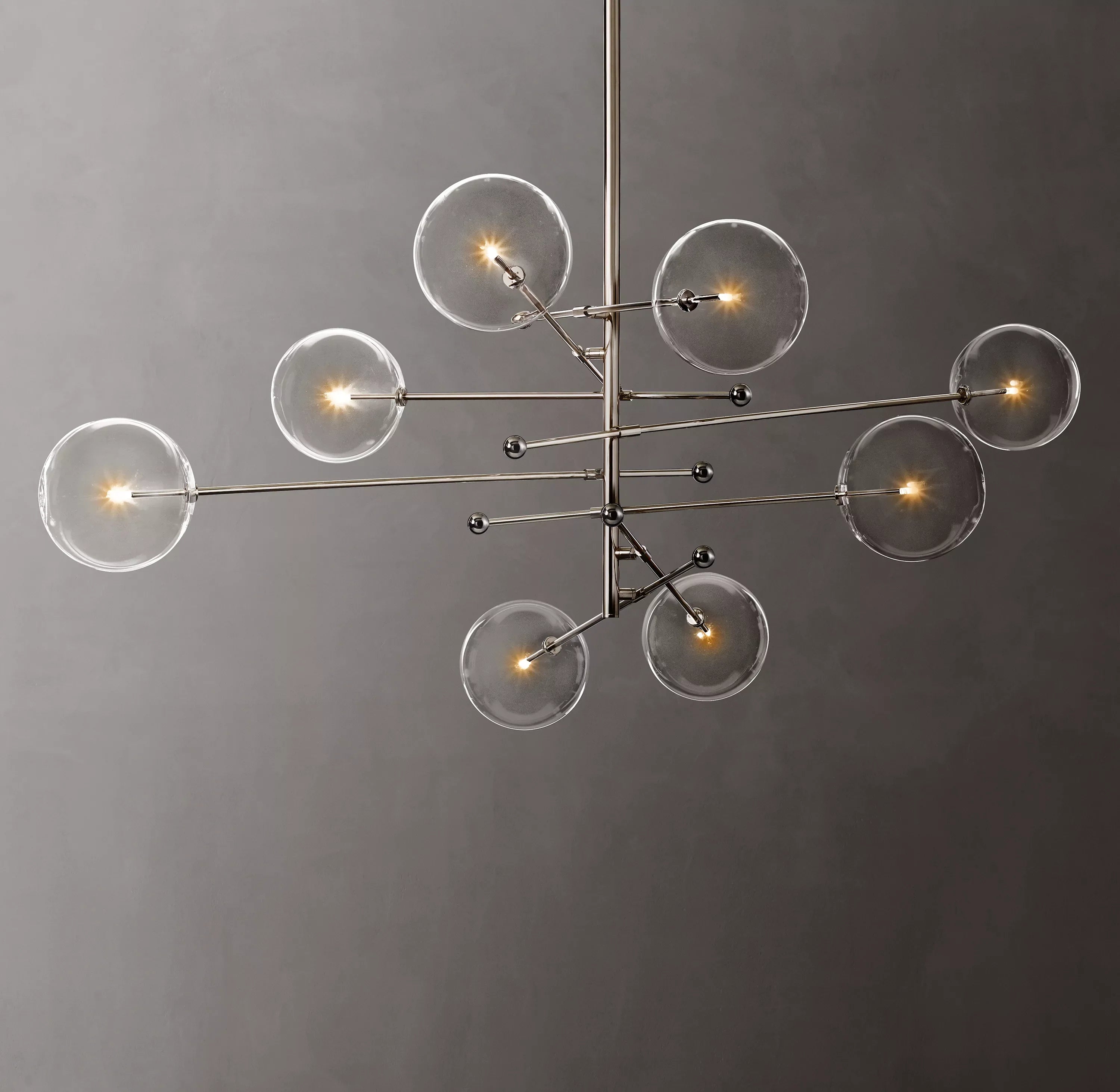 79 Inch Sputnik Globe Glass Chandelier - Mobile
