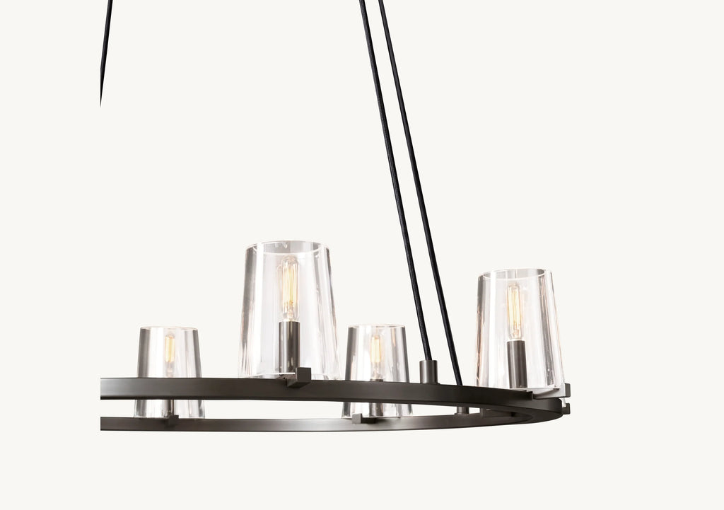 48 Inch Hurricane Candle Ring Chandelier - Pauillac