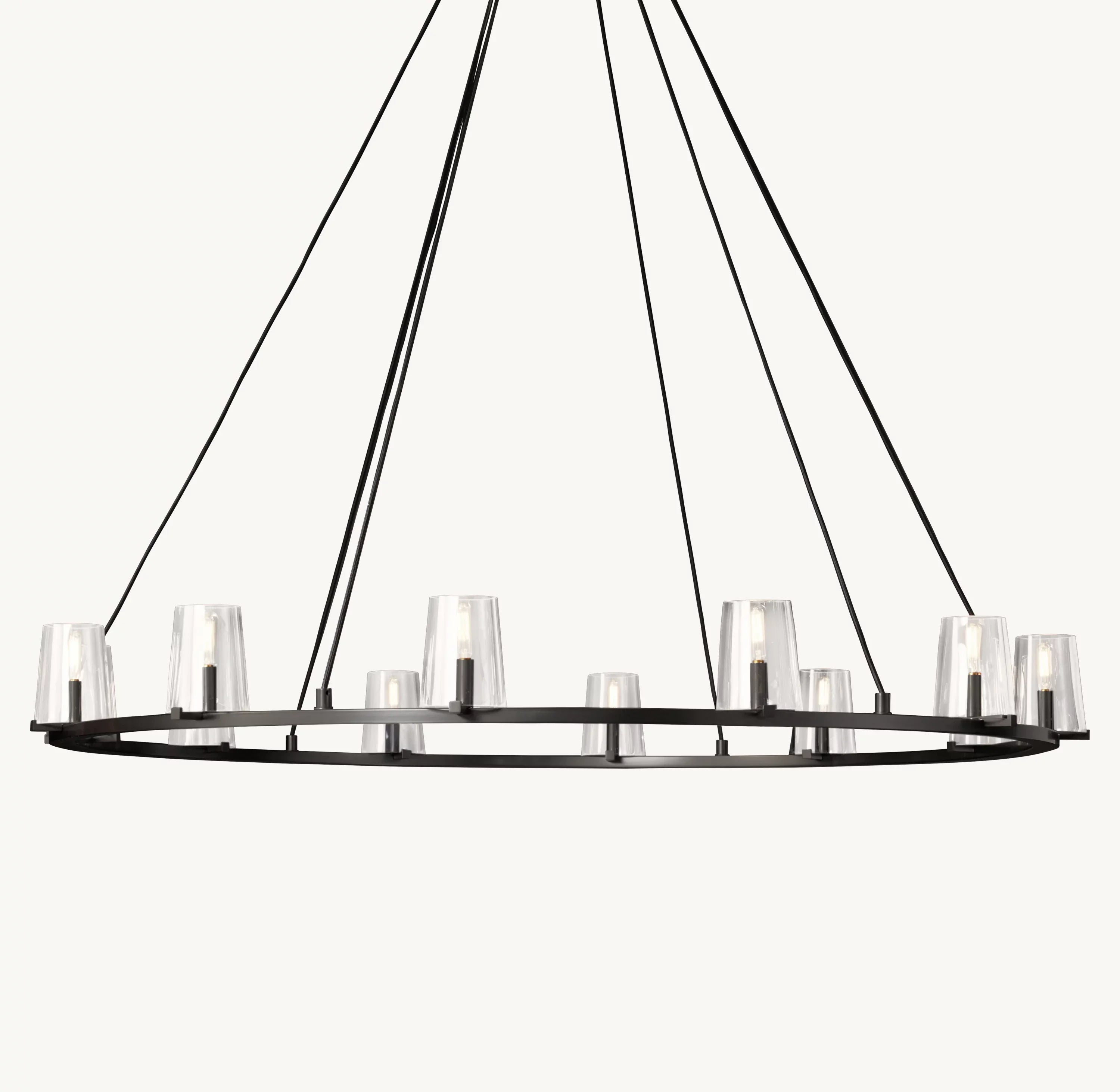 60 Inch Hurricane Candle Ring Chandelier - Pauillac