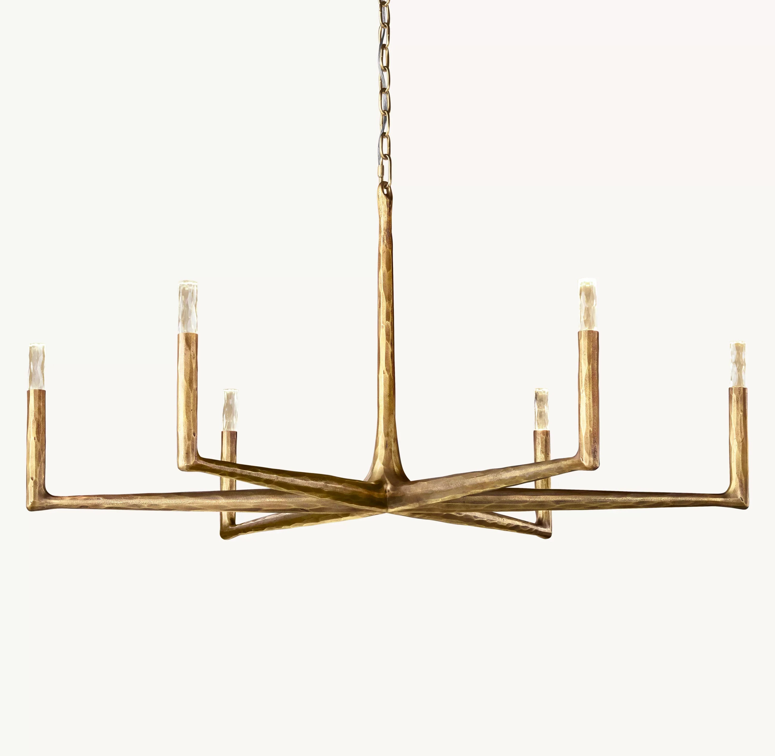 48 Inch Forged Candlestick Chandelier - Thaddeus