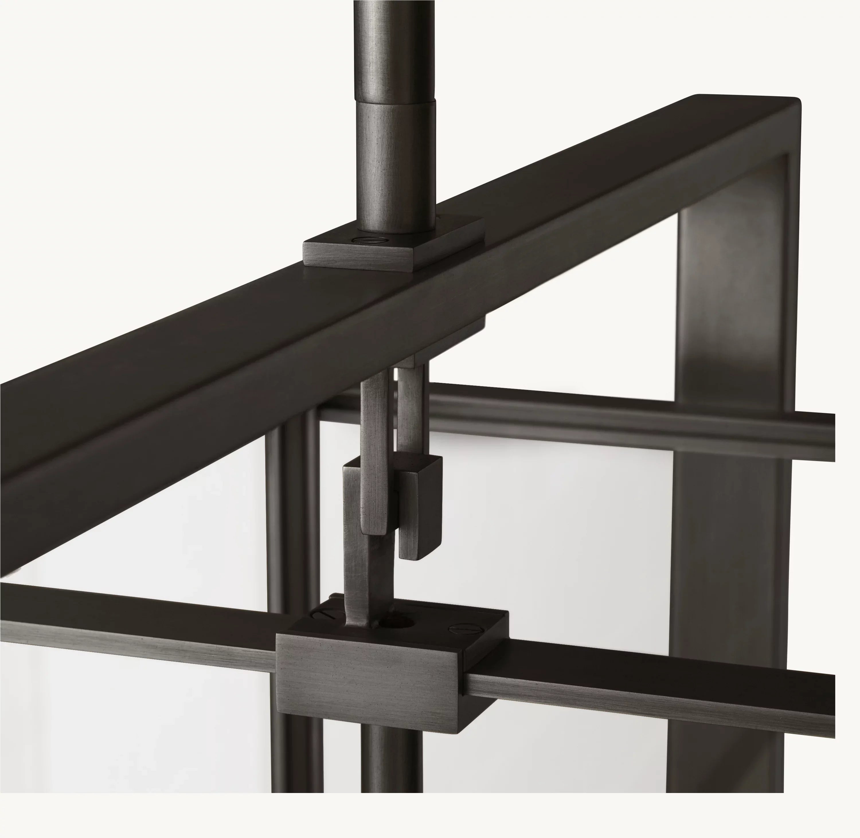 54 Inch Glass Rectangular Chandelier - Beckman
