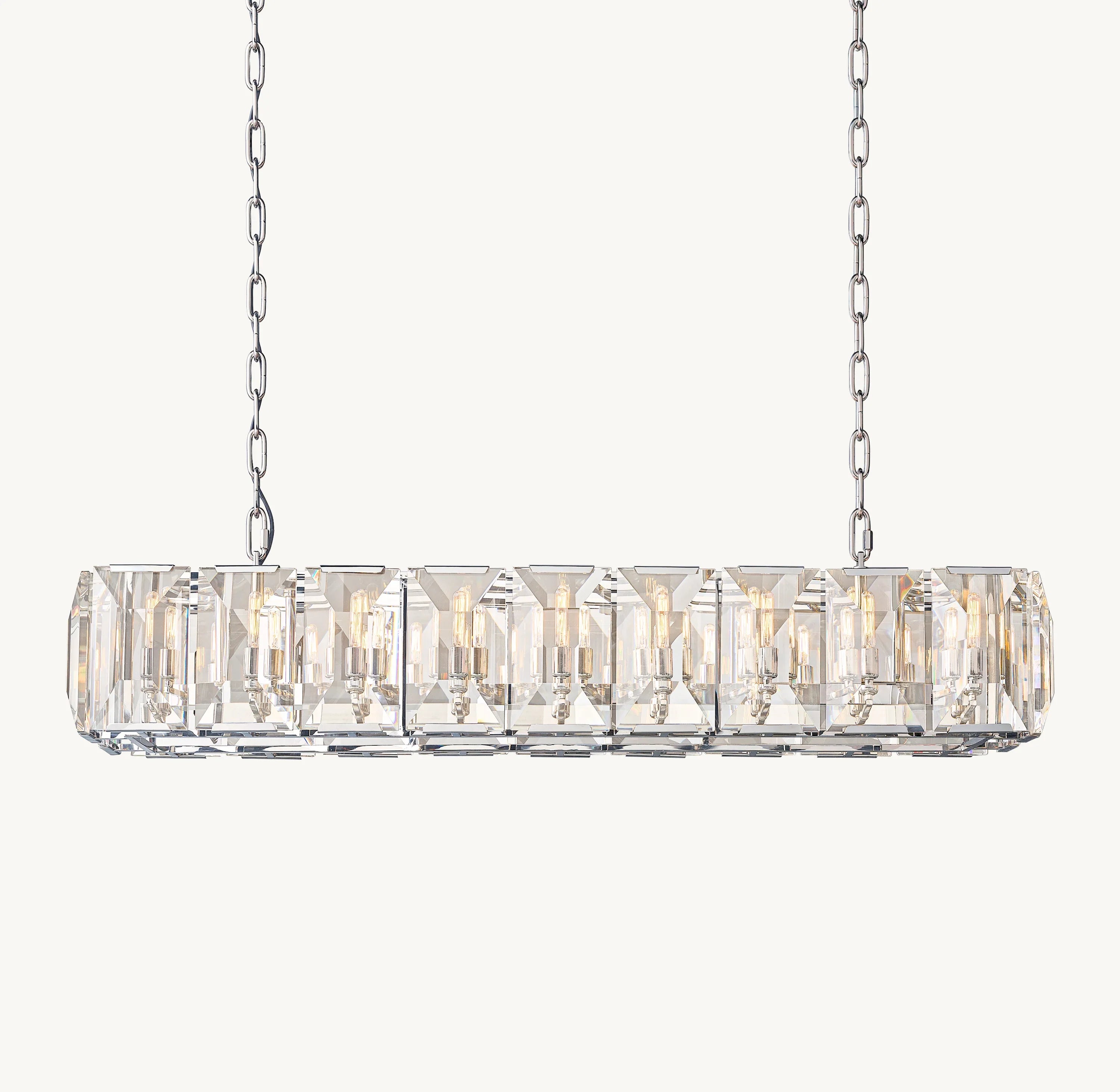 60 Inch Crystal Rectangular Chandelier – Harlow