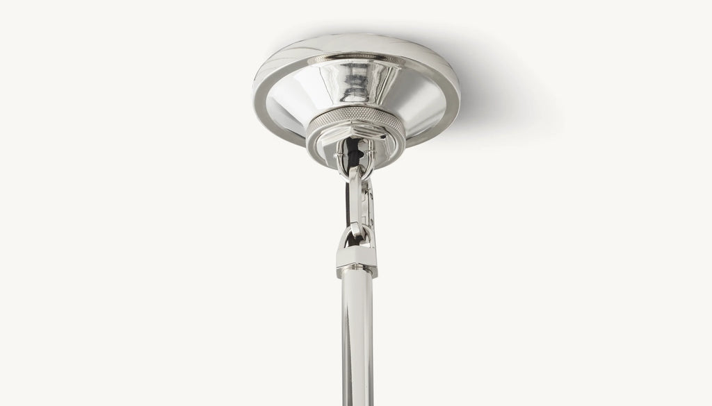 7 Inch Clear Glass Long Cylinder Pendant Light - Machinist