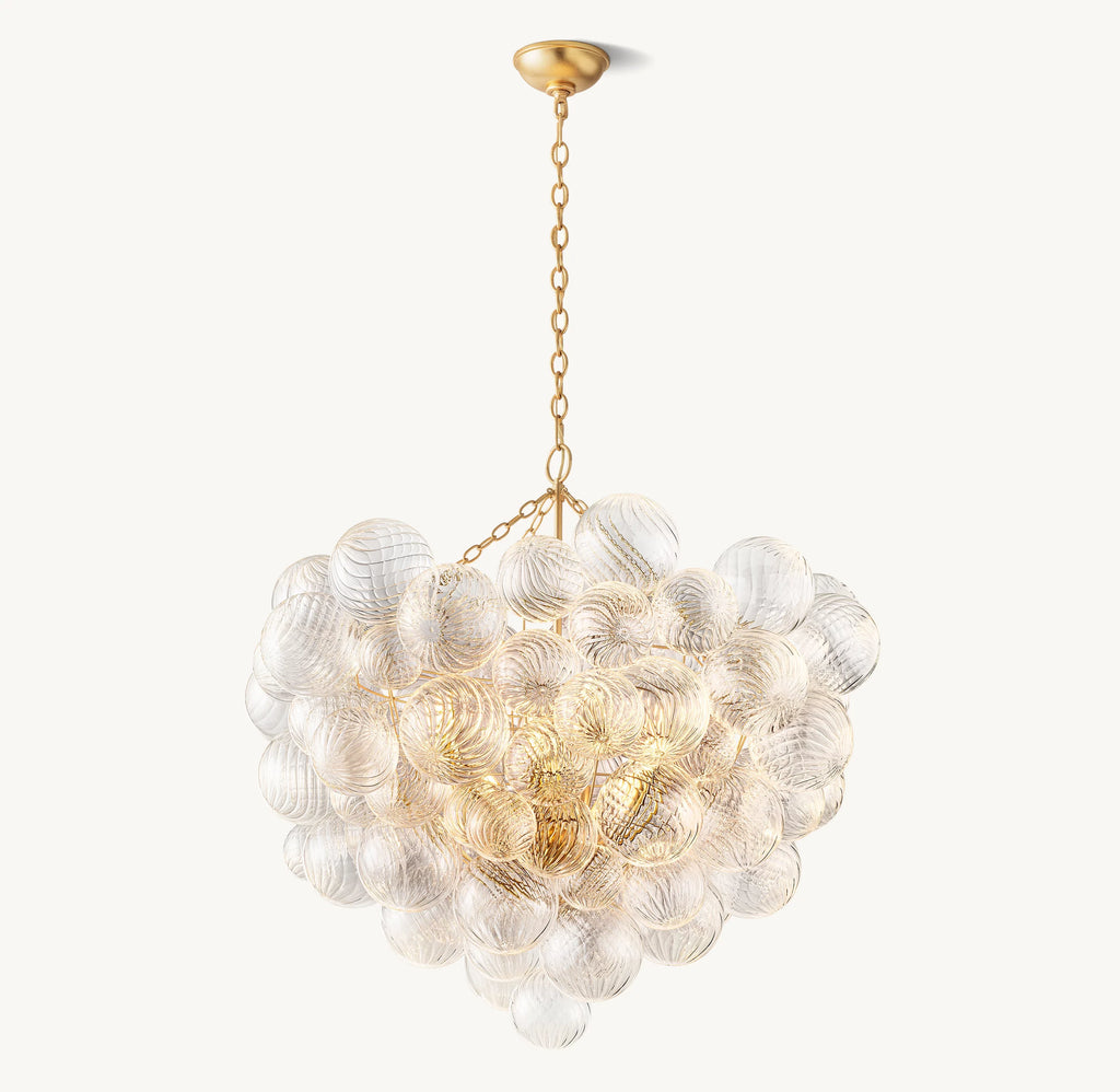 38 Inch Glass bubble Chandelier - Talia