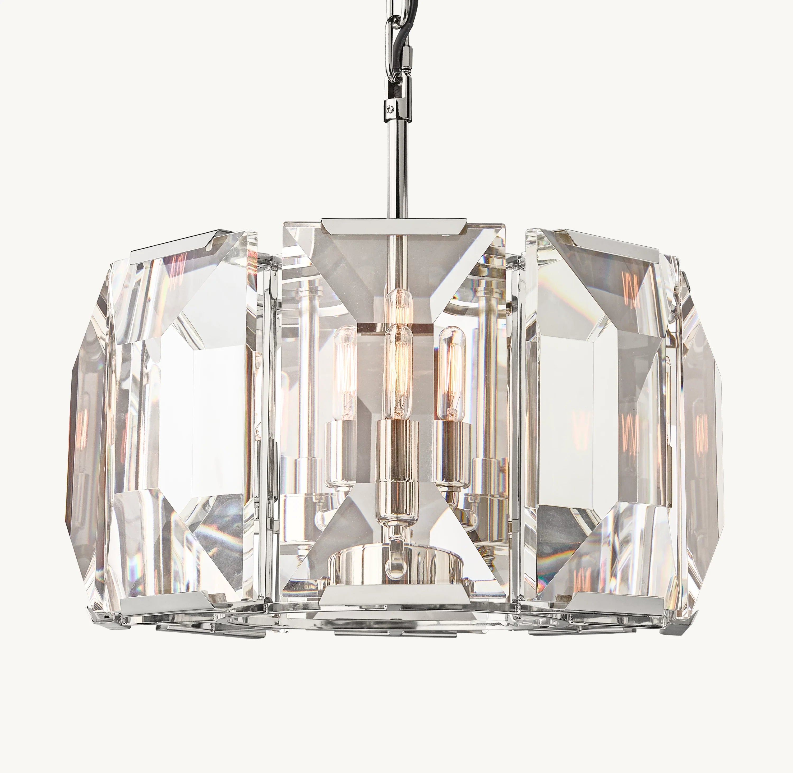 19 Inch Crystal Round Chandelier  – Harlow