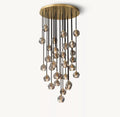 30 Inch Smoked Crystal Cluster Chandelier – Boule