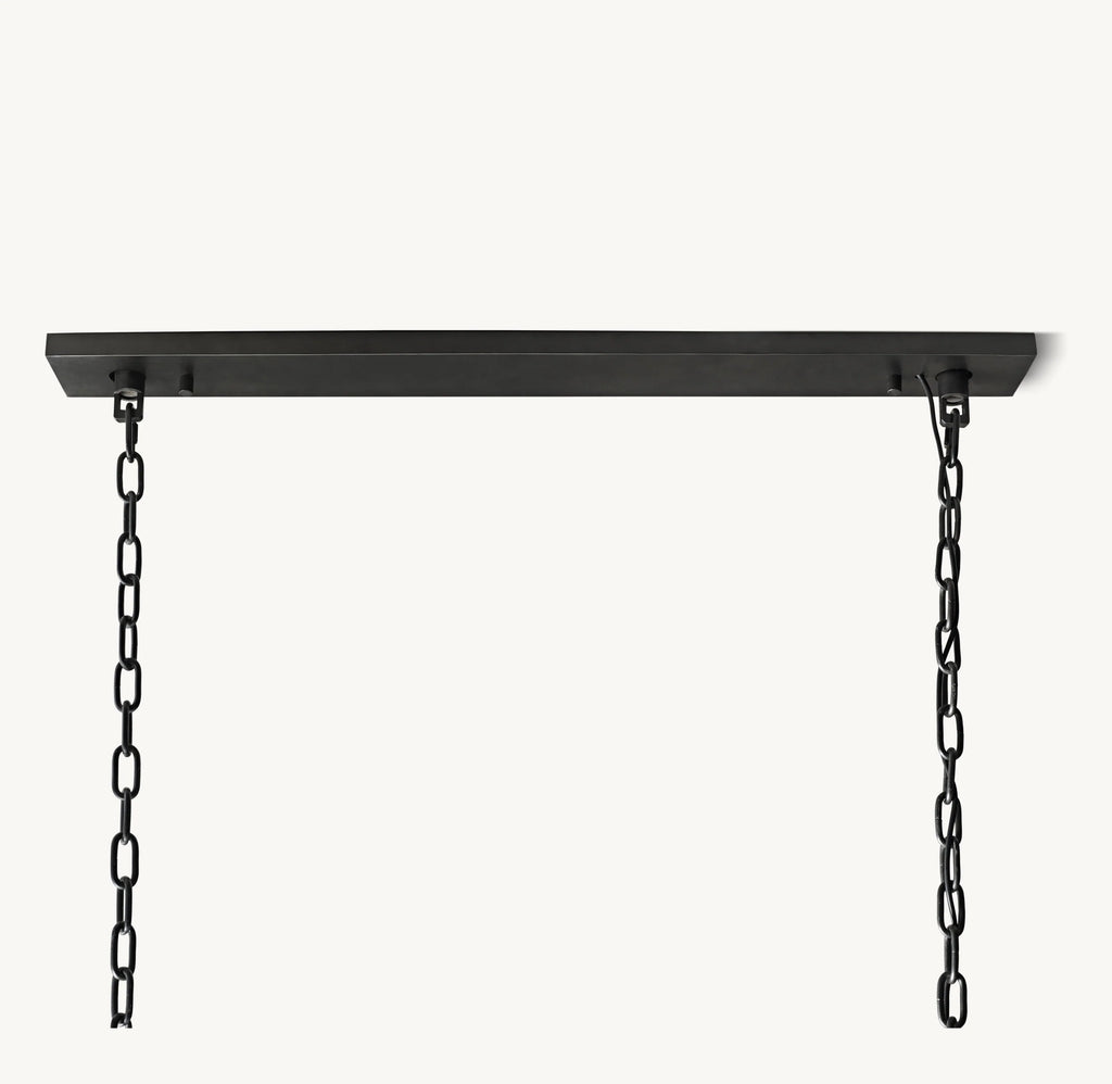 74 Inch Crystal Rectangular Chandelier – Harlow