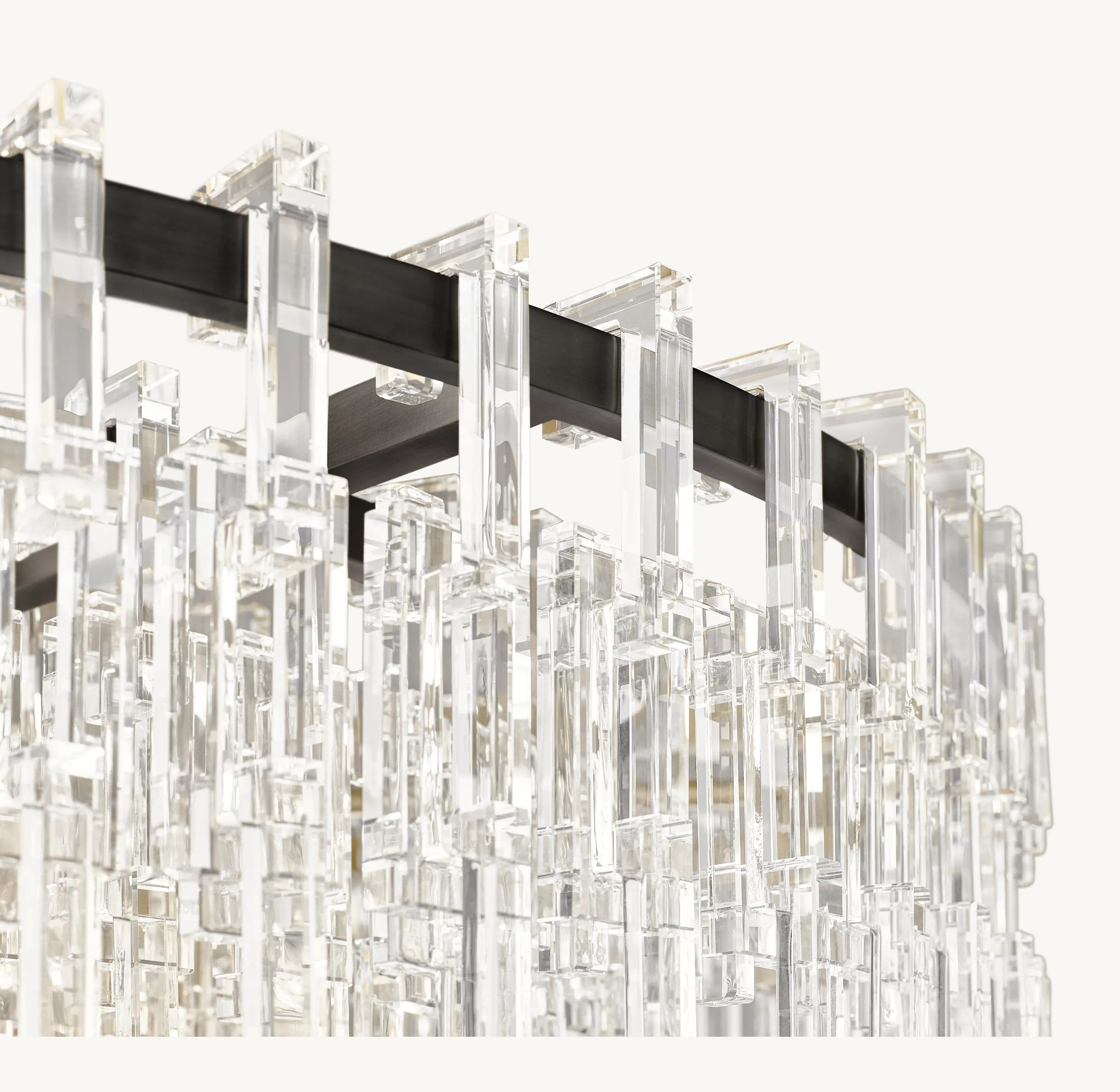 60 Inch Cascading Chain Crystal Round Chandelier - Marignan