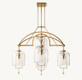 48 Inch Bell Glass Chandelier - Fulcrum