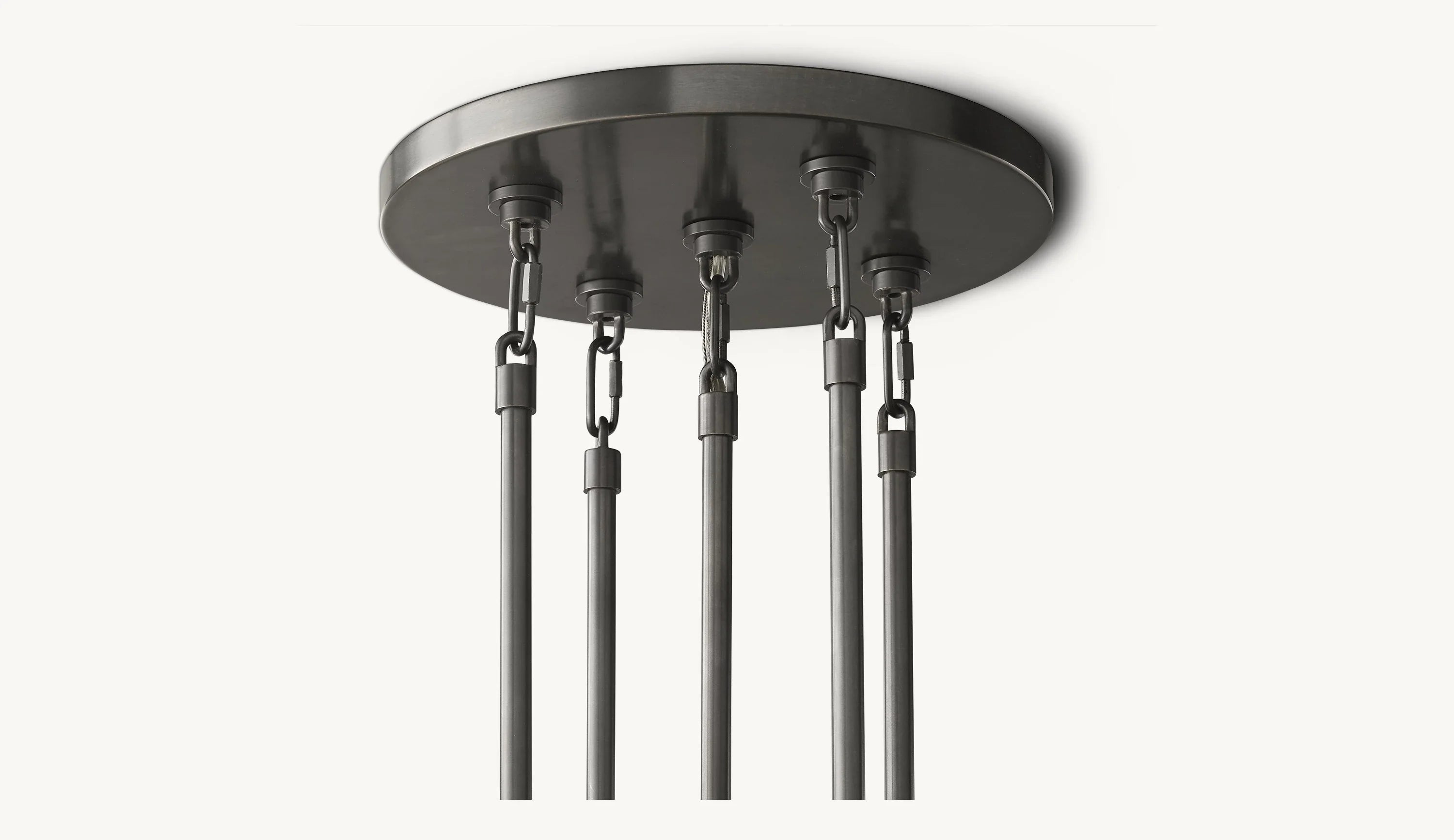 60 Inch Chain Crystal Tiered Chandelier - Marignan