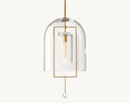 15 Inch Bell Glass Pendant Light - Fulcrum