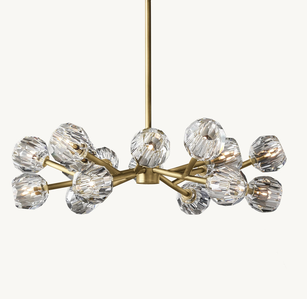 36 Inch Crystal Arm Chandelier – Boule