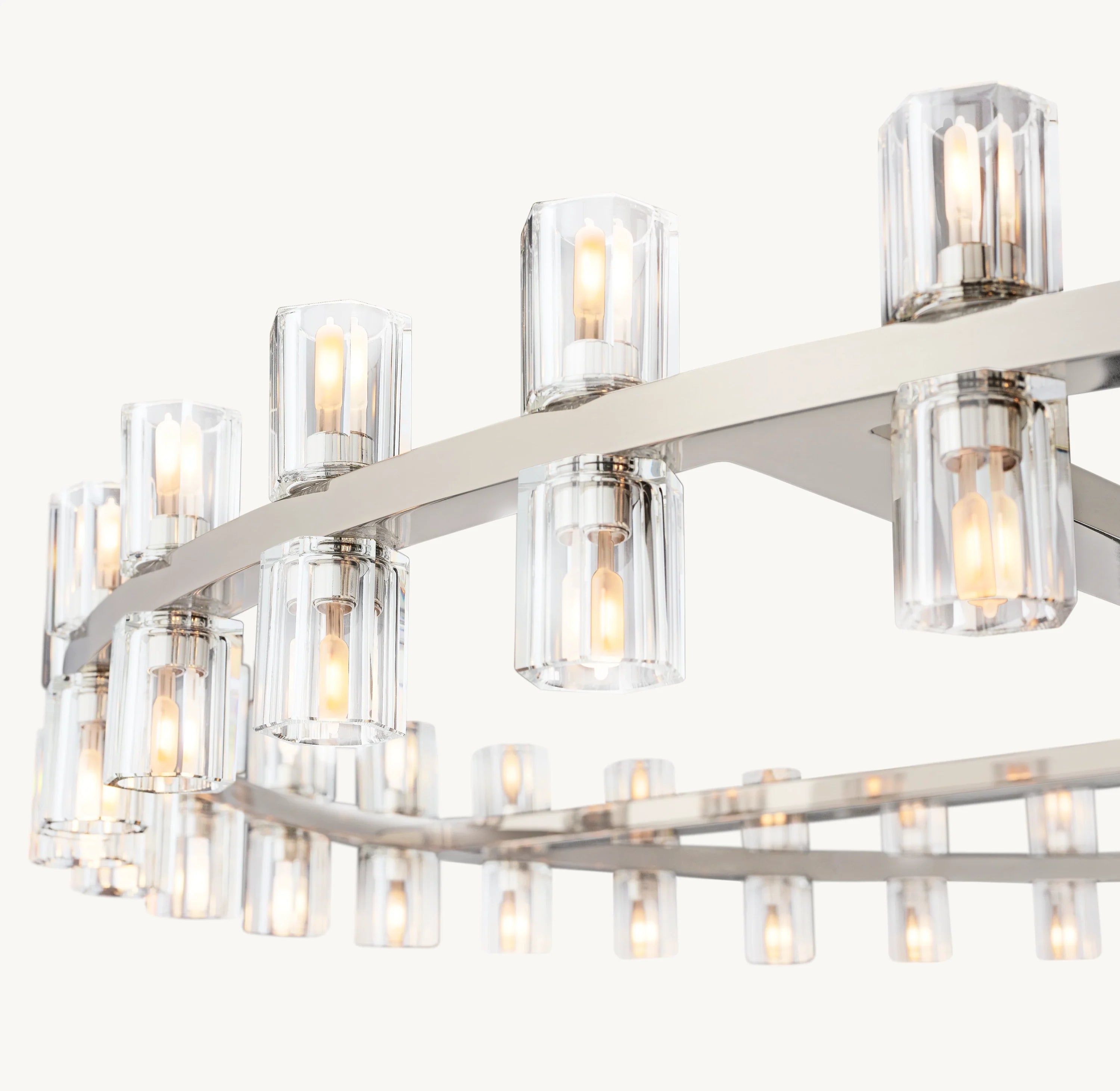 60 Inch Hexagonal Crystal Round Chandelier – Arcachon