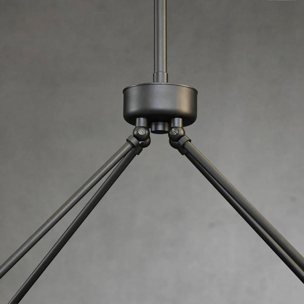 62 Inch Forged Iron Rectangular LED Chandelier - Peralta