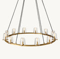 48 Inch Hurricane Candle Ring Chandelier - Pauillac