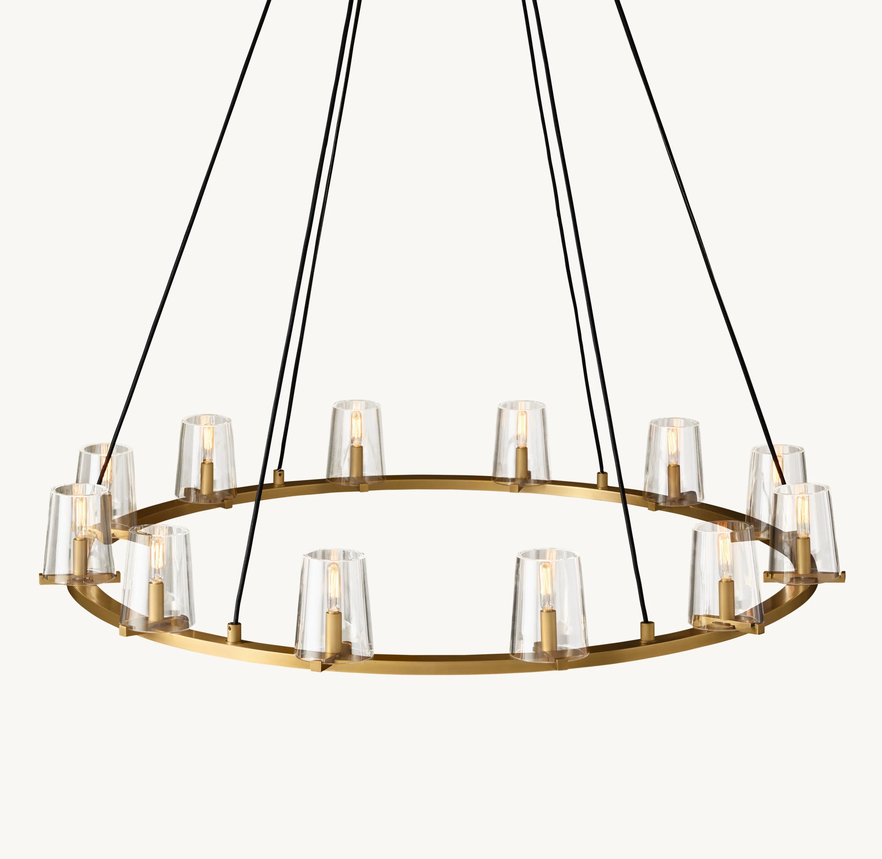 48 Inch Hurricane Candle Ring Chandelier - Pauillac