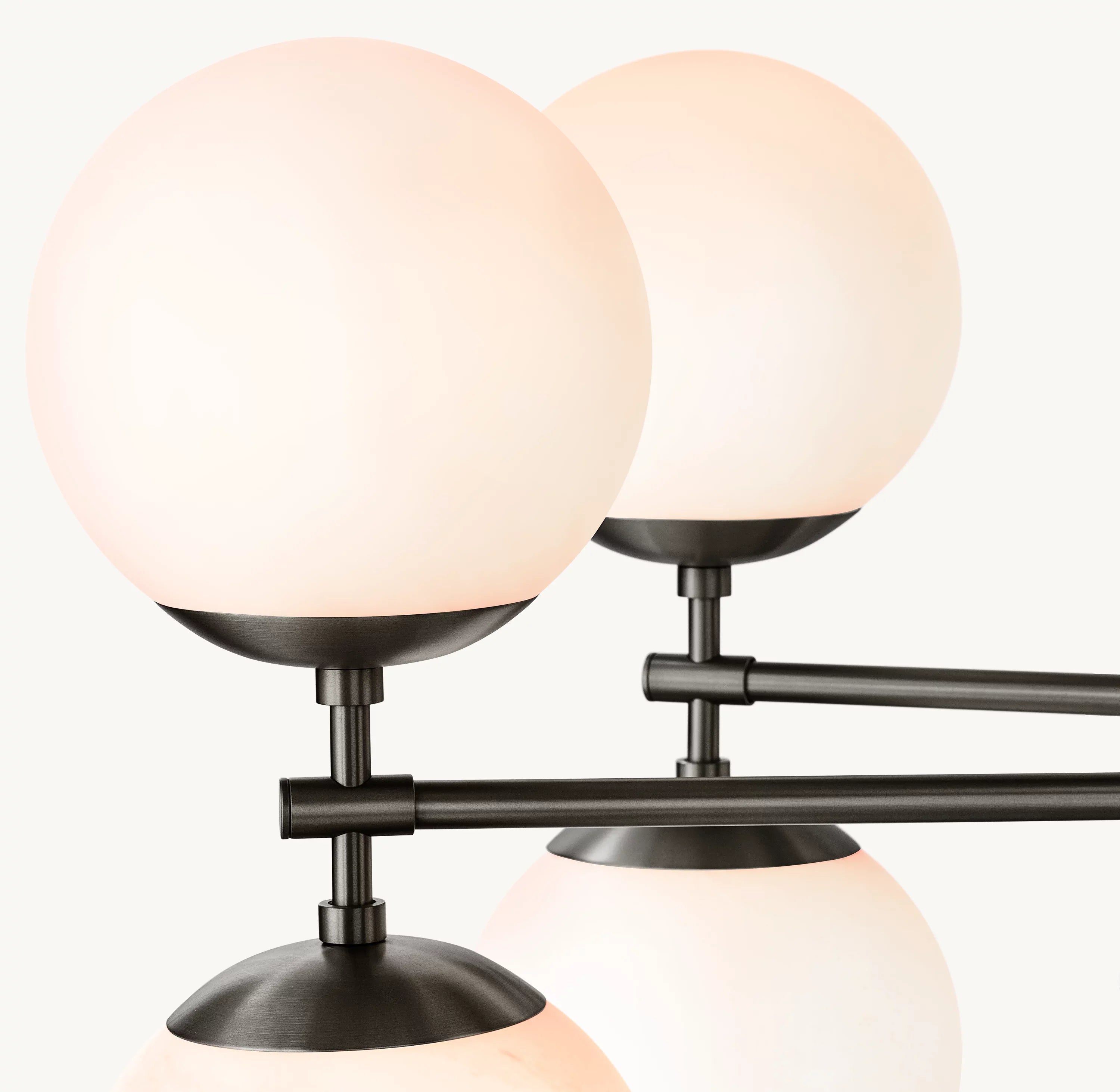 51 Inch Alabaster Bubble Chandelier - Cirque