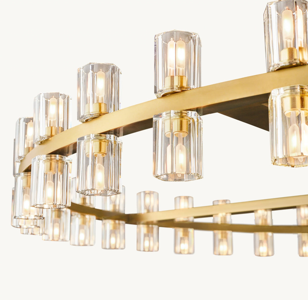 60 Inch Hexagonal Crystal Round Chandelier – Arcachon