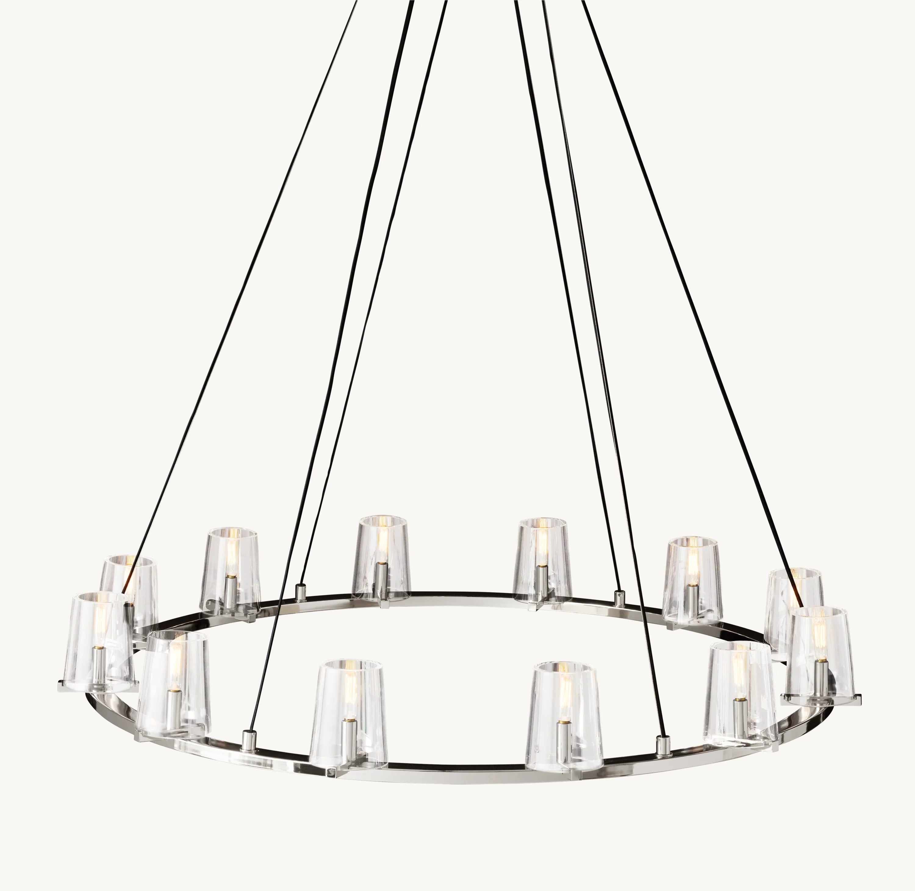 48 Inch Hurricane Candle Ring Chandelier - Pauillac