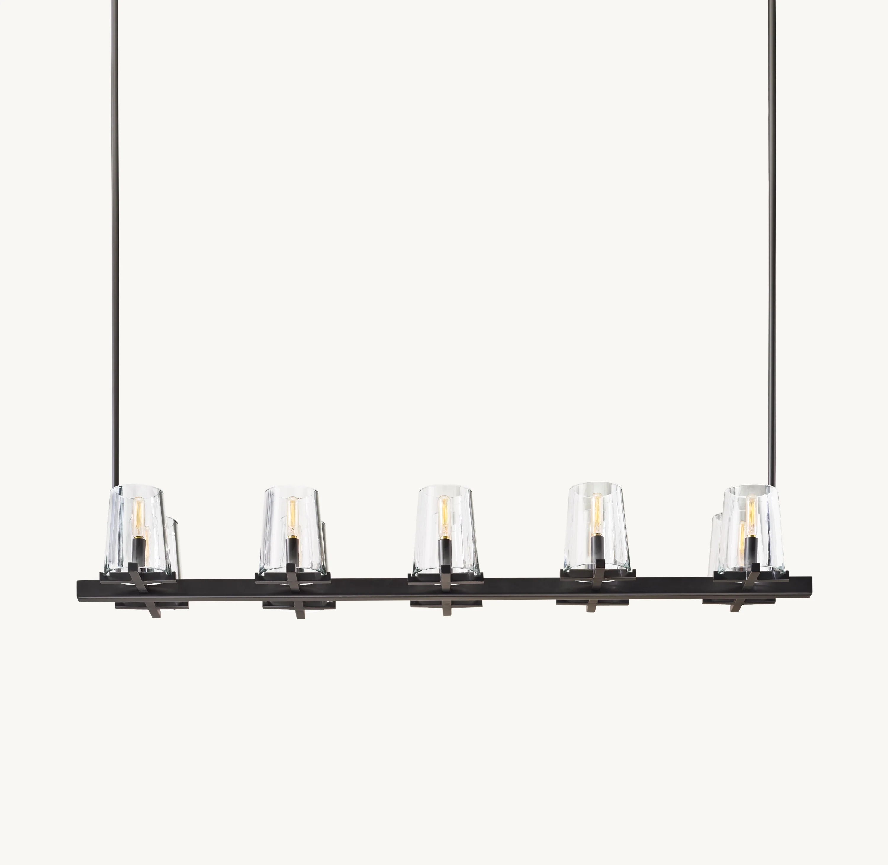49 Inch Hurricane Candle Linear Chandelier - Pauillac