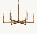 36 Inch Forged Candlestick Chandelier - Thaddeus