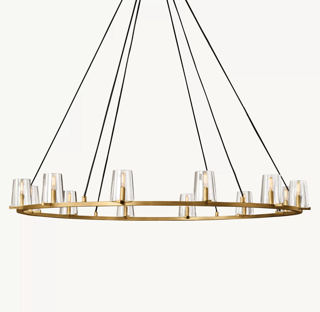 60 Inch Hurricane Candle Ring Chandelier - Pauillac