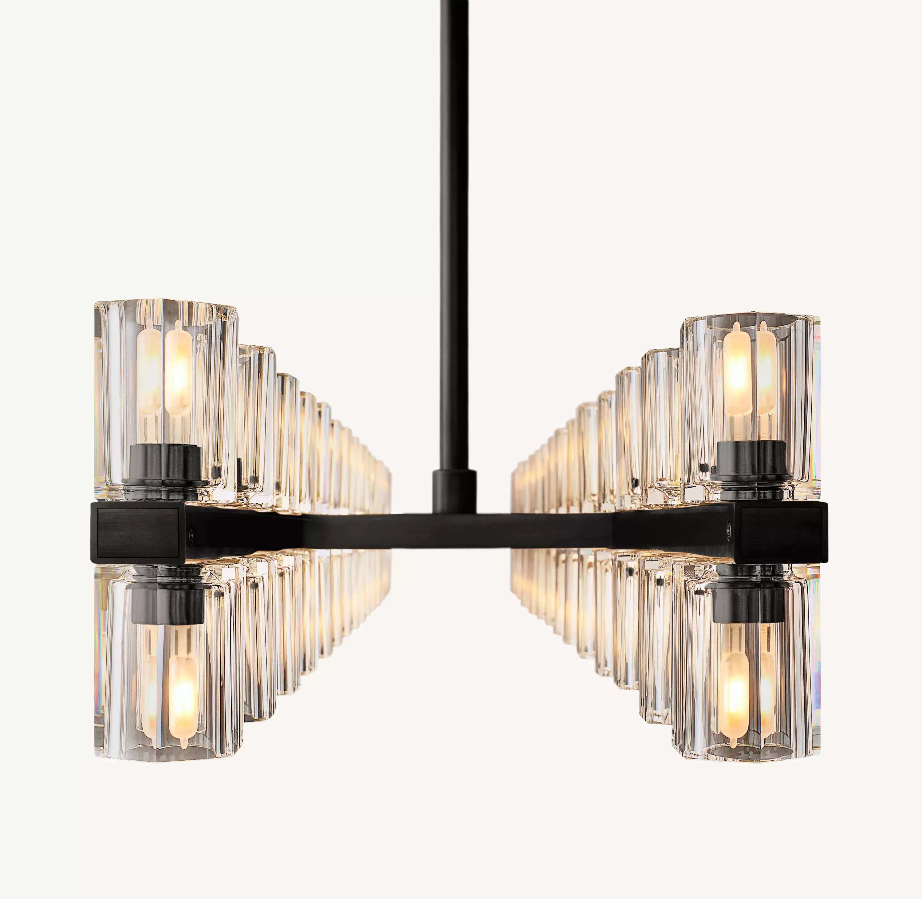 72 Inch Hexagonal Crystal Linear Chandelier – Arcachon