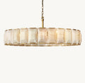 60 Inch Alabaster Round Chandelier – Harlow