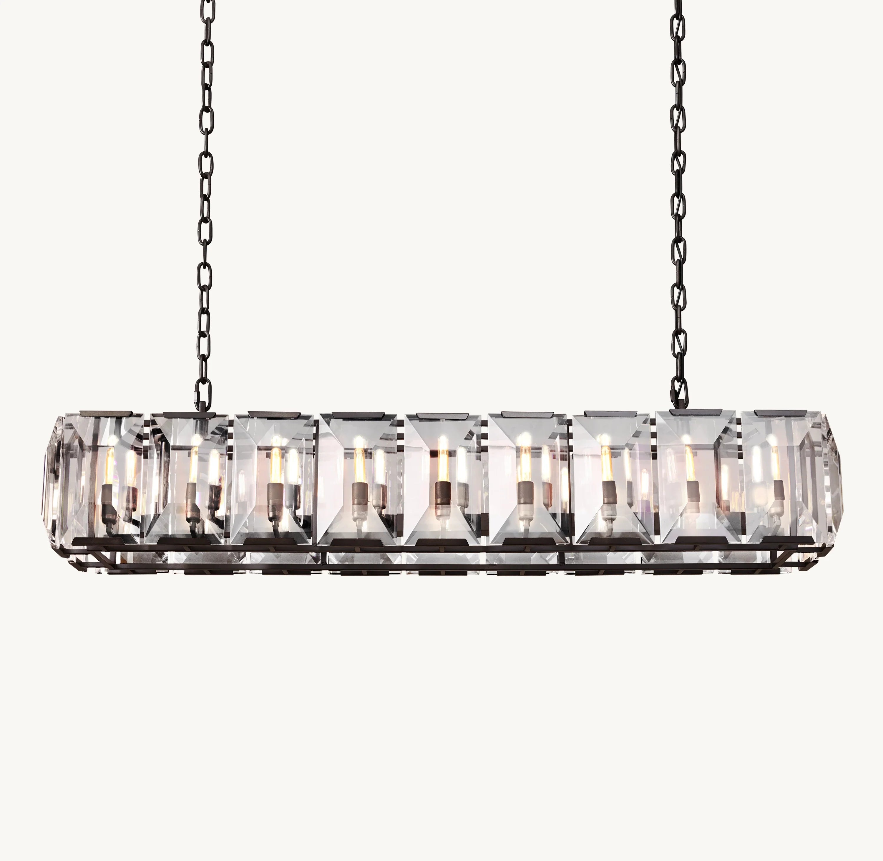 60 Inch Crystal Rectangular Chandelier – Harlow