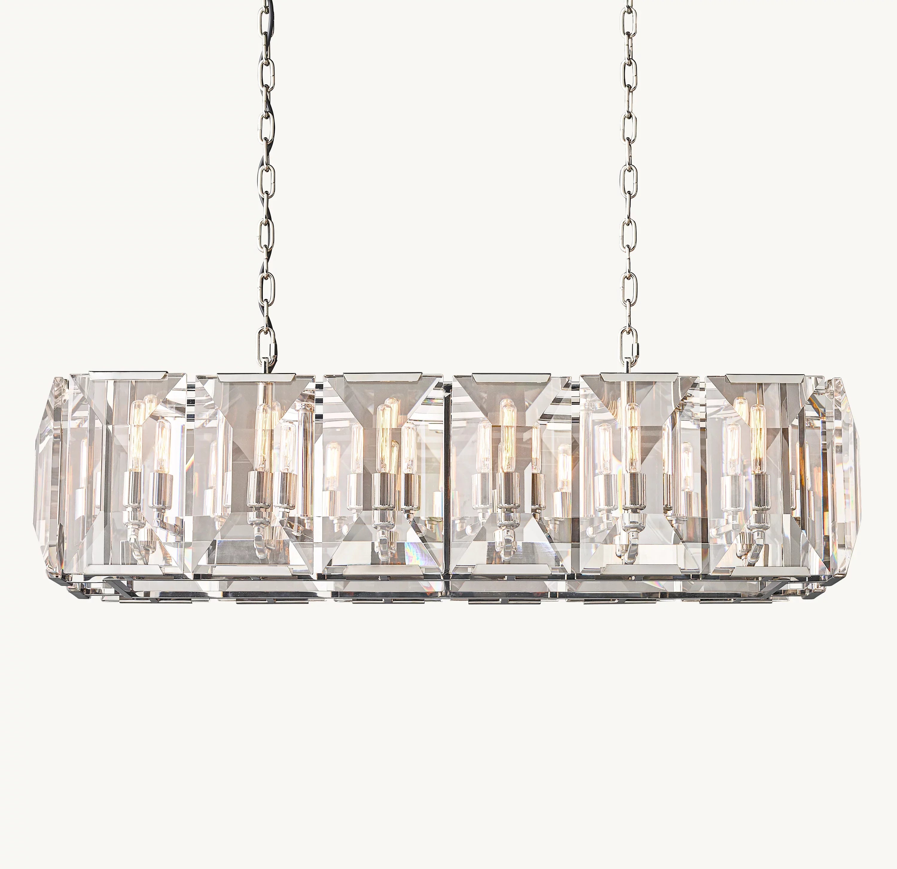 42 Inch Crystal Rectangular Chandelier – Harlow