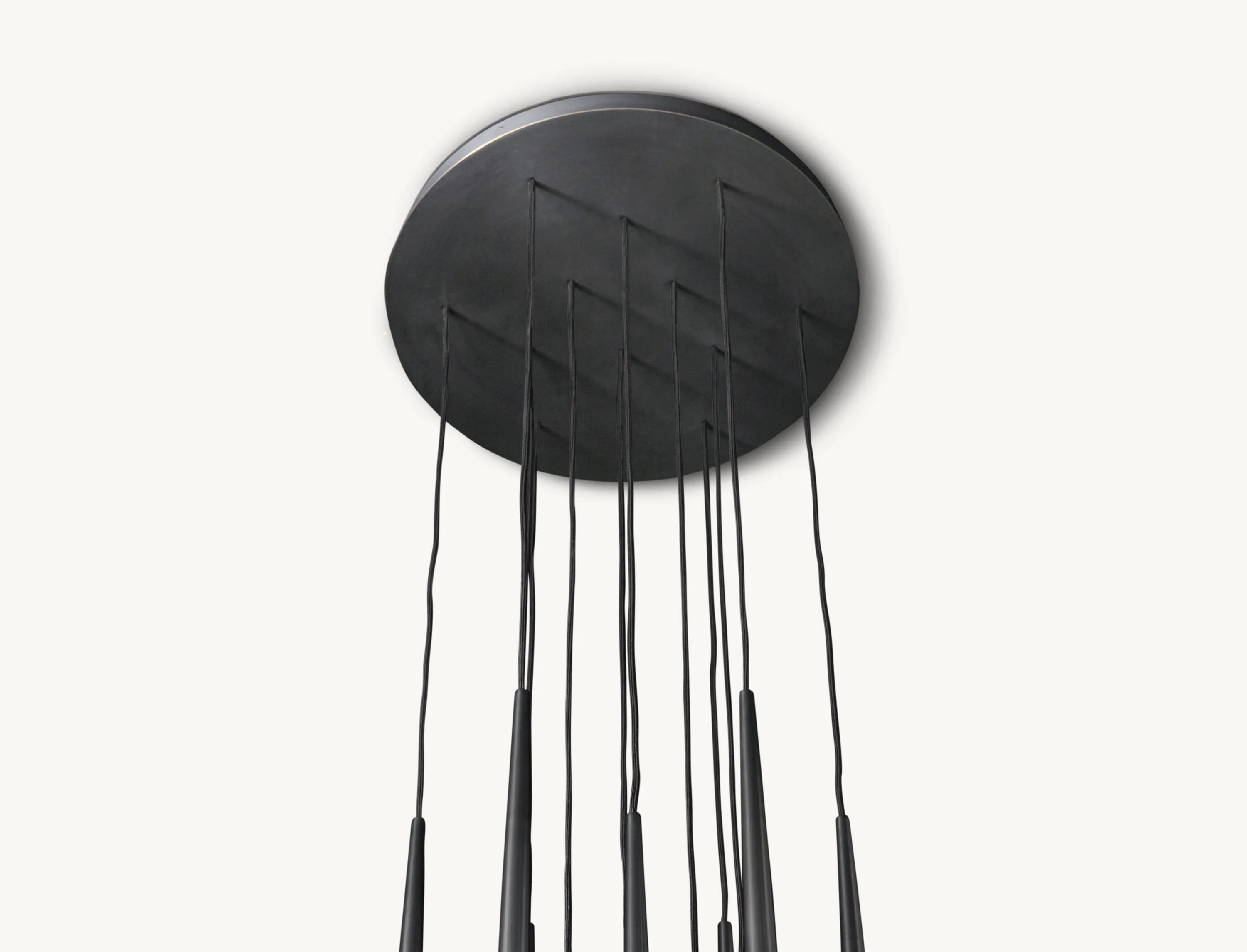 24 Inch Pin Cascading Round Chandelier - Aquitaine