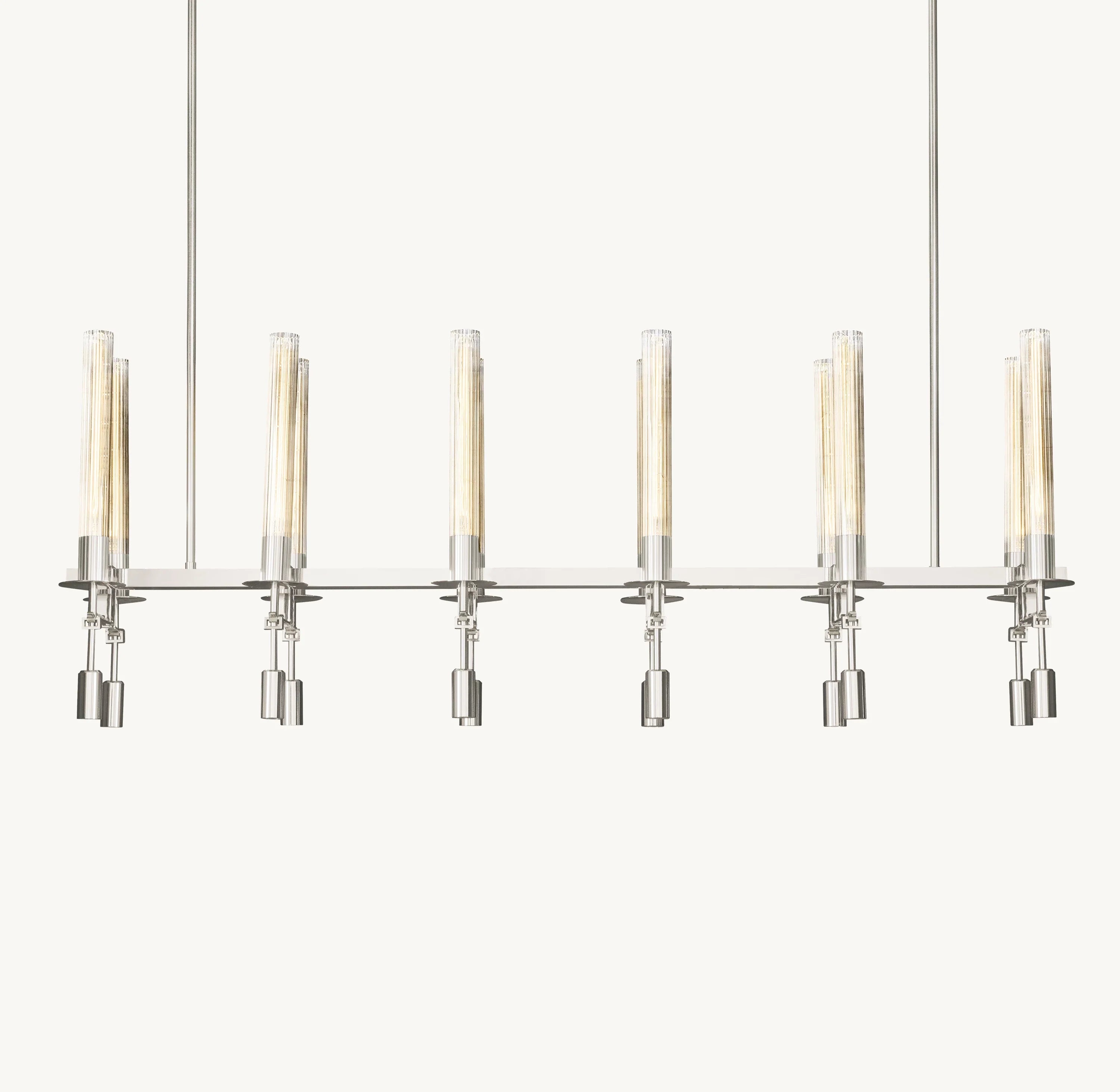54 Inch Candle Linear Chandelier - Fontanelle