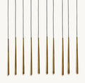 48 Inch Pin Linear Chandelier - Aquitaine