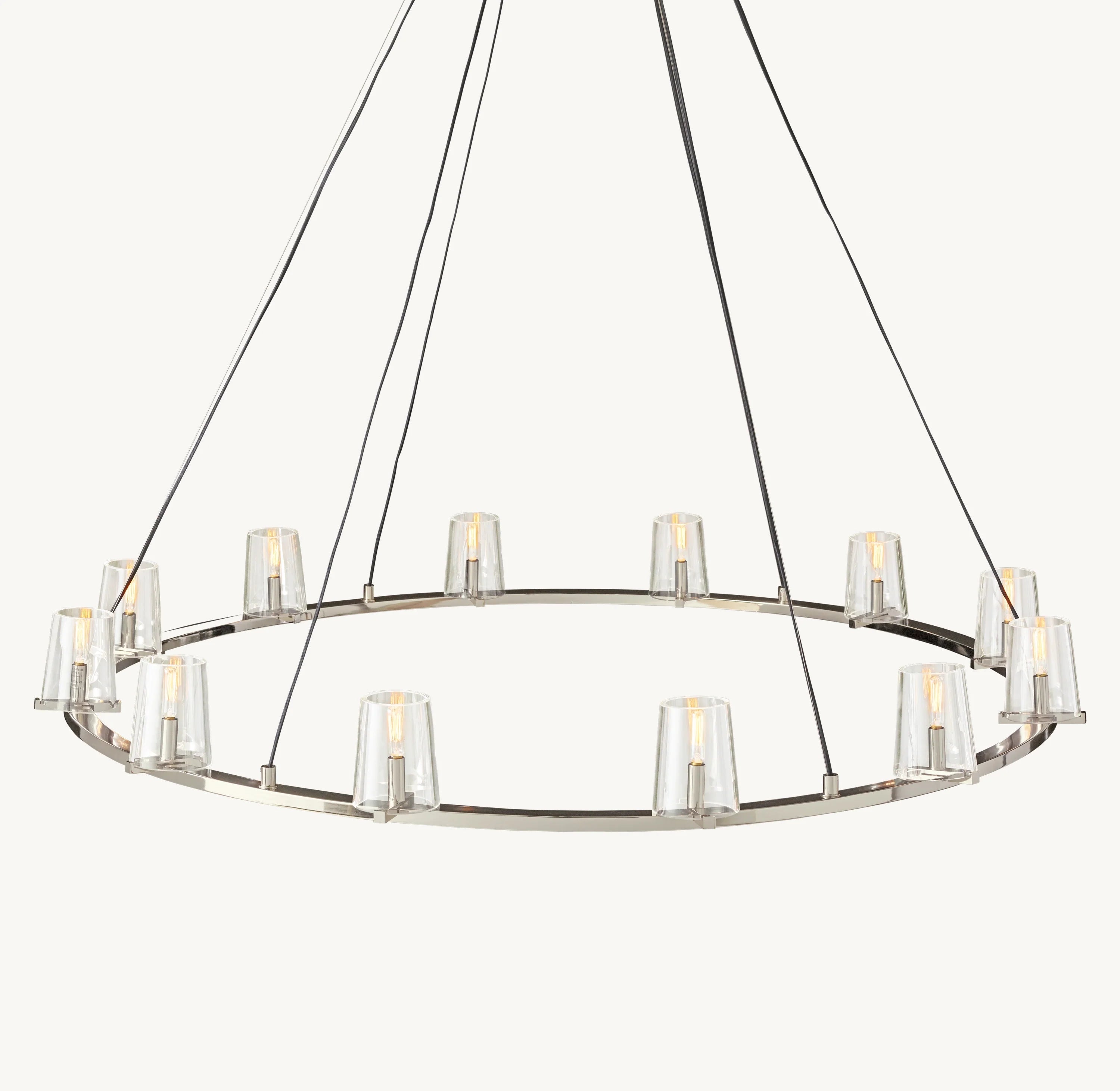 60 Inch Hurricane Candle Ring Chandelier - Pauillac