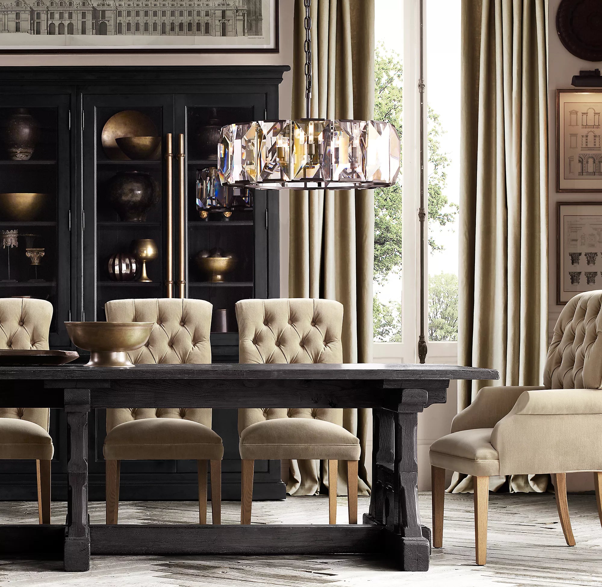 31 Inch Crystal Round Chandelier  – Harlow