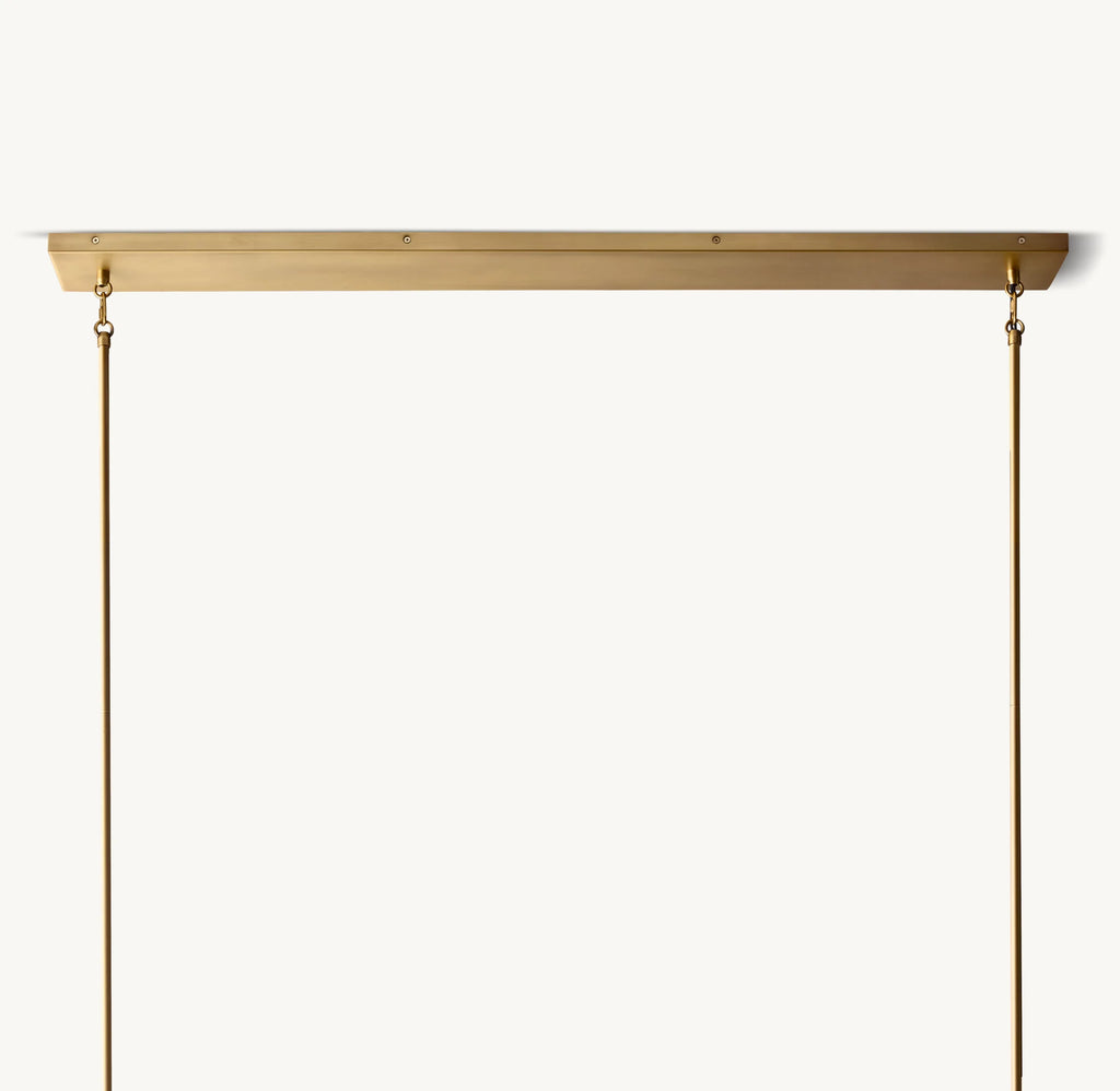 49 Inch Hurricane Candle Linear Chandelier - Pauillac