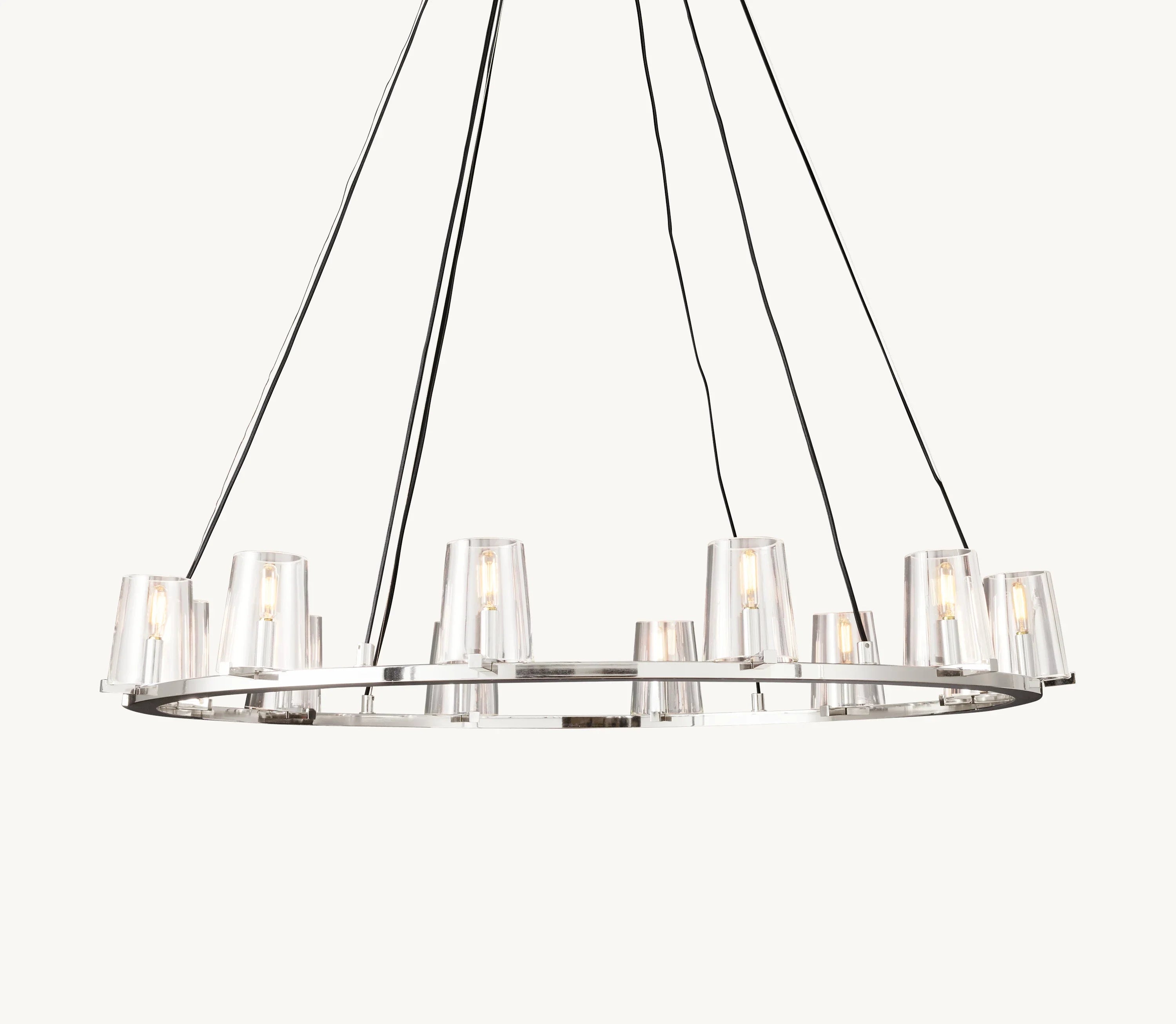48 Inch Hurricane Candle Ring Chandelier - Pauillac