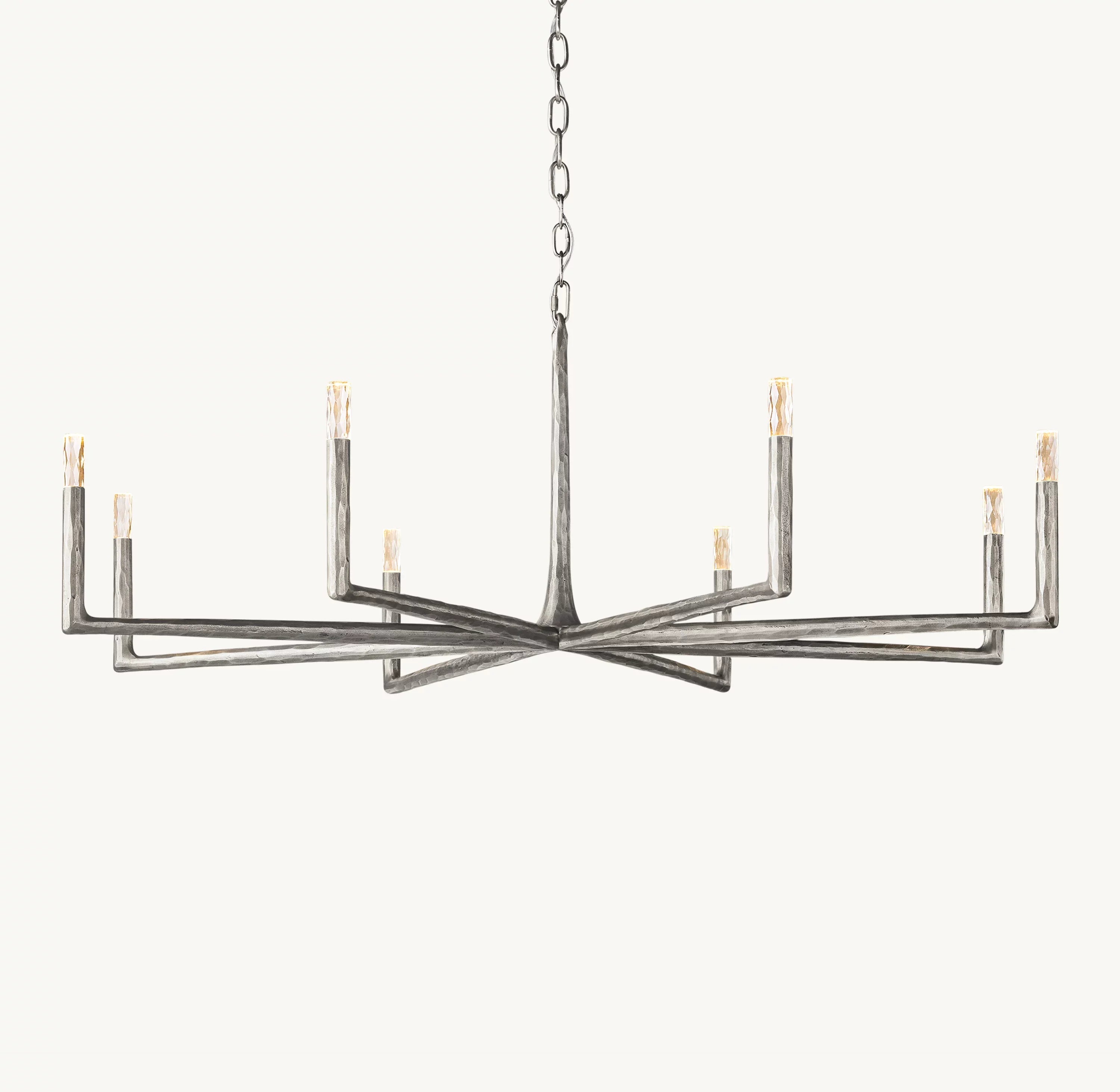 60 Inch Forged Candlestick Chandelier - Thaddeus