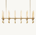 54 Inch Candle Linear Chandelier - Fontanelle