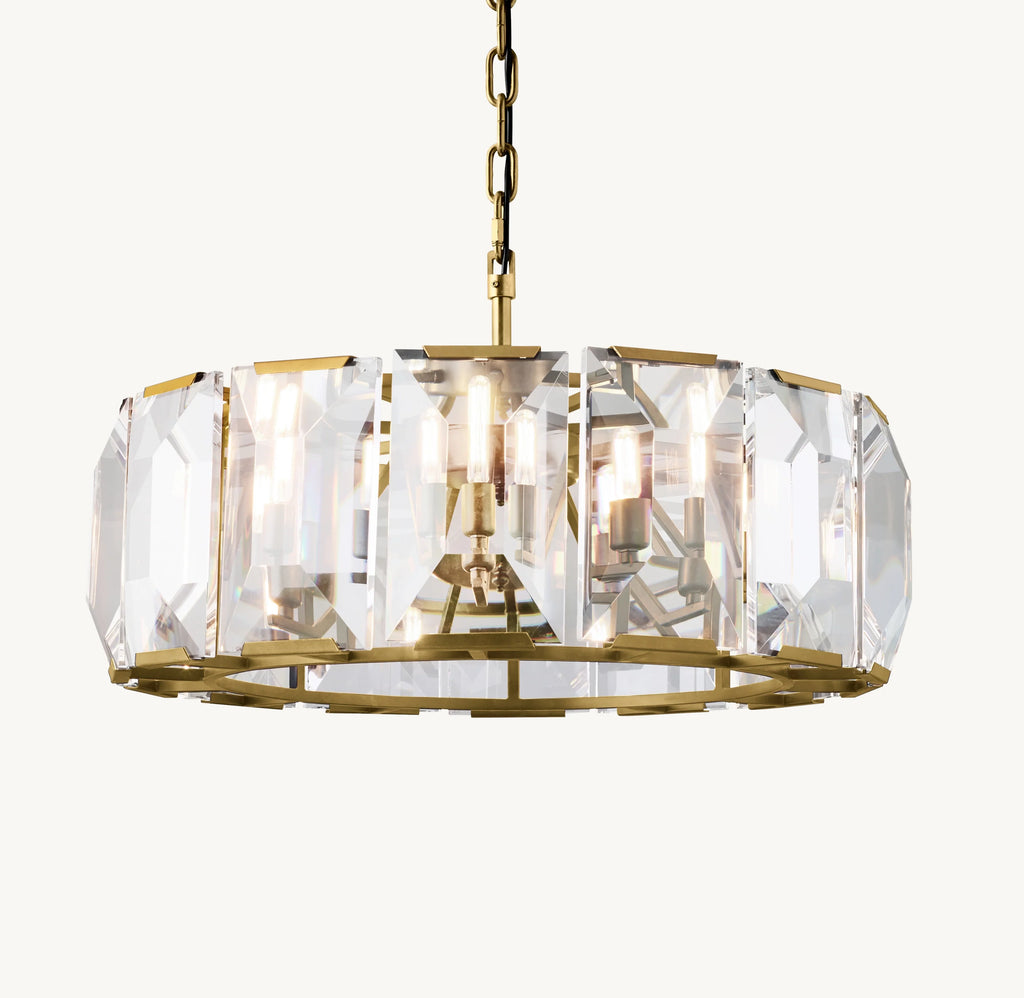 31 Inch Crystal Round Chandelier  – Harlow
