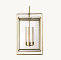 21 Inch Glass Lantern Pendant Light - Beckman