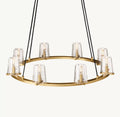 36 Inch Hurricane Candle Ring Chandelier - Pauillac