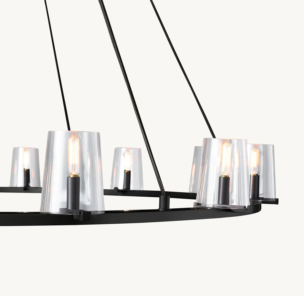 60 Inch Hurricane Candle Ring Chandelier - Pauillac
