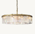 43 Inch Crystal Prism Round Chandelier - Rhys