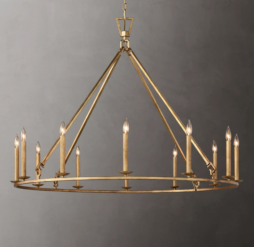 50 Inch Candelabra Round Chandelier – Openwork