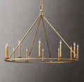 50 Inch Candelabra Round Chandelier – Openwork